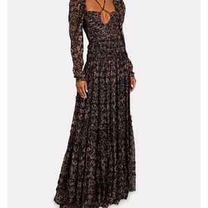 Ulla Johnson Metallic Ikat Gown Size 4